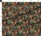 Green French Toile Rococo Queen Baroque Frames Museum History Large Scale Portraiture Neoclassical Custom Printed Fabric by Spoonflower Various Fabrics by the Yard or Fat Quarter